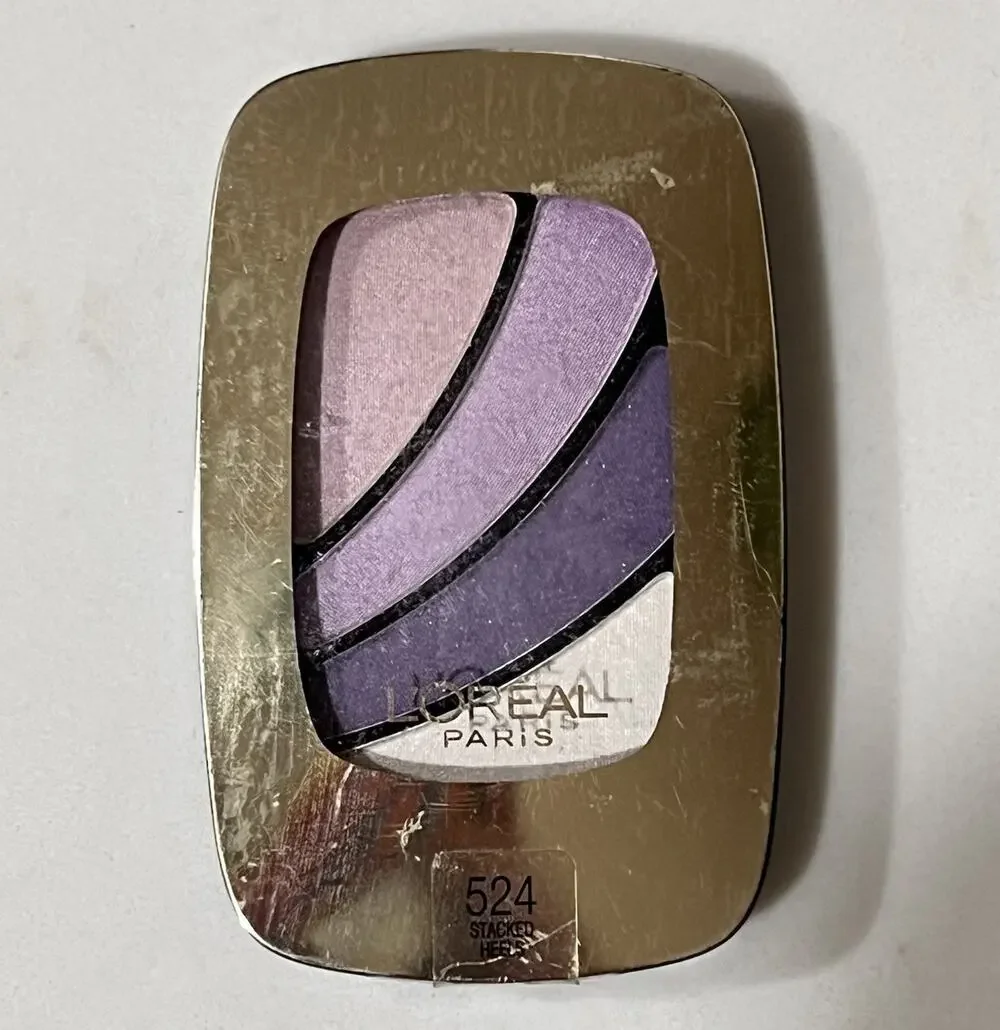 Loreal Colour Riche Dual Effects Eyeshadow 524 STACKED HEELS Purple Pink Retro